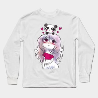 Panda Girl Long Sleeve T-Shirt